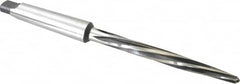 Interstate - 7/16" Reamer Diam, 7/32" Small End Diam, 2MT Morse Taper Shank, 4-3/8" Flute, Bridge Reamer - Exact Industrial Supply