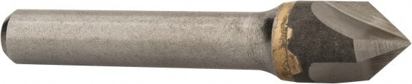 Hertel - 1/2" Head Diam, 3/8" Shank Diam, 3 Flute 82° Solid Carbide Countersink - Exact Industrial Supply