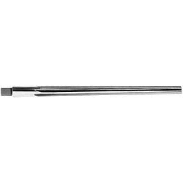 Interstate - #14 Pin, 1.542" Diam, 1-1/4" Small End, 1-1/2" Diam Straight Shank, 14" Flute, Taper Pin Reamer - Exact Industrial Supply