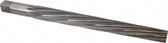 Interstate - #14 Pin, 1.542" Diam, 1-1/4" Small End, 1-1/2" Diam Straight Shank, 14" Flute, Taper Pin Reamer - Exact Industrial Supply