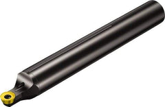Sandvik Coromant - 0.7874" Min Bore Diam, 4.9213" OAL, 5/8" Shank Diam, A..SRDDN Indexable Boring Bar - Screw-On Holding Method - Exact Industrial Supply