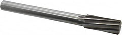 Made in USA - 1-1/4" High Speed Steel 10 Flute Chucking Reamer - Exact Industrial Supply
