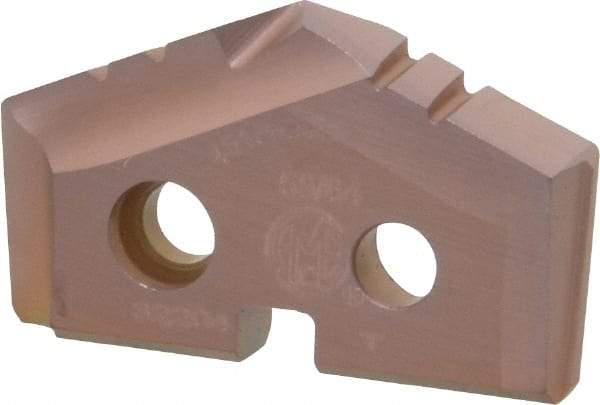 Allied Machine and Engineering - 59/64" Diam x 5/32" Thick, Seat Code 1, 132° Included Angle Spade Drill Insert - AM200 Coated, Cobalt, Grade Super Cobalt, Series GEN2 T-A - Exact Industrial Supply