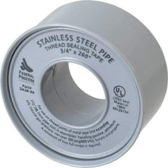 Federal Process - 3/4" Wide x 260" Long High Density Pipe Repair Tape - 4.3 mil Thick, -450 to 550°F, Nickel - Exact Industrial Supply