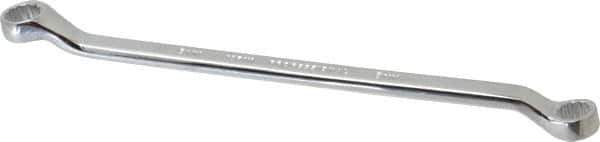 Proto - 8mm x 9mm 12 Point Offset Box Wrench - Double End, 6-3/4" OAL, Steel, Polished Finish, 7.5° Offset - Exact Industrial Supply