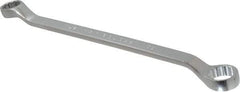 Proto - 27mm x 30mm 12 Point Offset Box Wrench - Double End, 15-15/16" OAL, Steel, Polished Finish, 7.5° Offset - Exact Industrial Supply