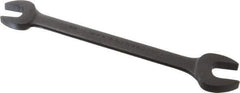 Proto - 5/8" x 3/4" Standard Open End Wrench - 8-43/64" OAL, Double End, Black Finish, 15° Head Angle - Exact Industrial Supply
