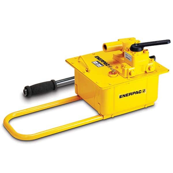 Enerpac - Manual Hydraulic Pumps Number of Stages: 2.000 Oil Volume Per Stroke (Cu. In.): 7.69 - Exact Industrial Supply