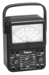 Simpson Electric - 0 VAC to 300 VAC, Current Leakage Tester - Analog Display, 60 Hz, 9V Power Supply - Exact Industrial Supply