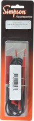 Simpson Electric - Electrical Test Equipment Probe Set - Use with Analog Multimeters - Exact Industrial Supply