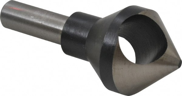 Interstate - 5/8" Shank Diam, 0 Flute 82° High Speed Steel Countersink - Exact Industrial Supply