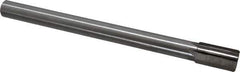 Interstate - 7/8" Diam, 0.748 to 0.75" Max Diam Straight Shank, 1-1/2" Flute Length, Machine Expansion Reamer - Straight Flute, 10" OAL, Right Hand Cut, 6 Flutes, High Speed Steel, Bright Finish - Exact Industrial Supply