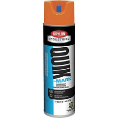 Krylon - 20 fl oz Orange Marking Paint - 50 to 60 Sq Ft Coverage, Water-Based Formula - Exact Industrial Supply