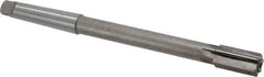 Interstate - 3/4" Diam, 0.623 to 0.625" Max Diam 2MT Morse Taper Shank, 1-3/8" Flute Length, Machine Expansion Reamer - Straight Flute, 9-1/2" OAL, Right Hand Cut, 6 Flutes, High Speed Steel, Bright Finish - Exact Industrial Supply