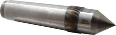 Riten - 1-3/4" Head Diam, Carbide-Tipped Steel Standard Point Solid Dead Center - 5MT Morse Taper, 1-3/4" Point Diam, 2-1/2" Point Length, 3-21/32" OAL - Exact Industrial Supply