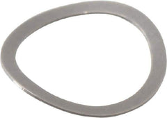 Gardner Spring - 0.194" ID x 0.242" OD, Grade 302 Stainless Steel Wave Disc Spring - 0.006" Thick, 0.03" Overall Height, 0.015" Deflection, 0.75 Lb at Deflection - Exact Industrial Supply