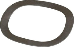 Gardner Spring - 1.051" ID x 1.351" OD, Grade 1074 Steel Wave Disc Spring - 0.015" Thick, 0.099" Overall Height, 0.049" Deflection, 18 Lb at Deflection - Exact Industrial Supply