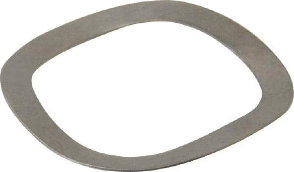 Gardner Spring - 1.051" ID x 1.351" OD, Grade 302 Stainless Steel Wave Disc Spring - 0.015" Thick, 0.099" Overall Height, 0.0336" Deflection - Exact Industrial Supply