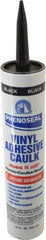 DAP - 10.01 oz Cartridge Black Acrylic & Latex Caulk - 180°F Max Operating Temp, 30 min Tack Free Dry Time - Exact Industrial Supply