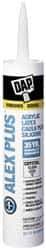 DAP - 10.1 oz Cartridge Clear Acrylic & Latex Caulk - -20 to 180°F Operating Temp, 30 min Tack Free Dry Time - Exact Industrial Supply