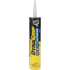 DAP - 10.3 Fluid Ounce Container, Tan, Cartridge Synthetic Latex Construction Adhesive - Service Temp from 0 to 120°F, Indoor - Exact Industrial Supply