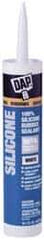 DAP - 10.1 oz Tube White RTV Silicone Joint Sealant - -40 to 400°F Operating Temp, 10 to 20 min Tack Free Dry Time, 24 hr Full Cure Time - Exact Industrial Supply