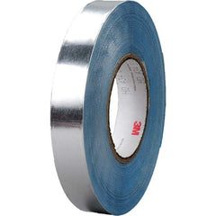 3M - 36 Yd x 2" x 12 mil Silver Aluminum Foil Tape - Exact Industrial Supply