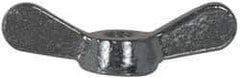 Value Collection - 3/8-16 UNC, Zinc Plated, Steel Standard Wing Nut - Grade 1015-1025, 3" Wing Span, 3/4" Wing Span, 1" Base Diam - Exact Industrial Supply