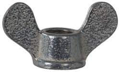 Value Collection - 5/8-11 UNC, Uncoated, Steel Standard Wing Nut - Grade 1015-1025, 2-7/16" Wing Span, 1-1/4" Wing Span, 1-1/16" Base Diam - Exact Industrial Supply