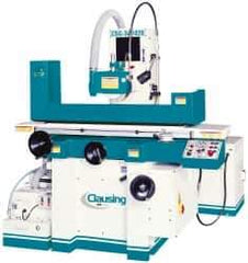 Clausing - 20 Inch Long x 10 Inch Wide Table, 5 to 25 m per Min, 3 Phase, Automatic Floor Machine Surface Grinder - 3 hp, 3,450 RPM Spindle Speed, 230/460 Volts, 95 Inch Overall Length, 1-1/4 Inch Arbor Hole Diameter - Exact Industrial Supply