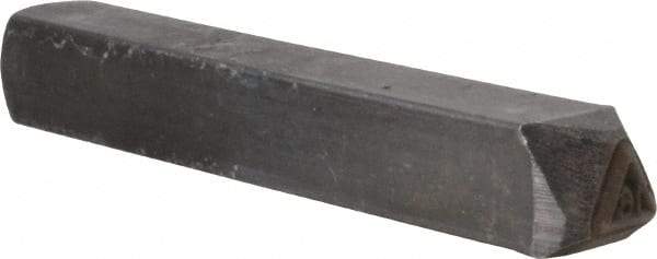 Made in USA - 3/16 Inch Character Size, 16 within a Triangle, Code Stamp - Steel - Exact Industrial Supply