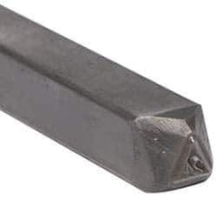 Made in USA - 3/16 Inch Character Size, 24 within a Triangle, Code Stamp - Steel - Exact Industrial Supply