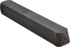 Made in USA - 3/16 Inch Character Size, 35 within a Triangle, Code Stamp - Steel - Exact Industrial Supply