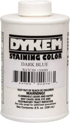 Dykem - 8 Ounce Dark Blue Staining Color - Brush in Cap Container - Exact Industrial Supply