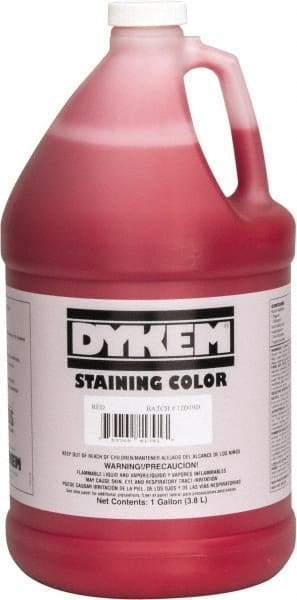 Dykem - 1 Gallon Red Staining Color - Bottle - Exact Industrial Supply