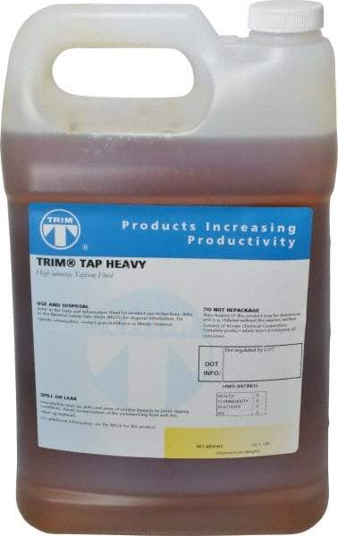 Master Fluid Solutions - Trim Tap Heavy, 1 Gal Bottle Tapping Fluid - Straight Oil, For Reaming, Threading - Exact Industrial Supply