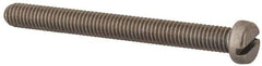 Value Collection - M6x1.00 Metric Coarse, 60mm Length Under Head Slotted Drive Machine Screw - Fillister Head, Grade 18-8 & A2 Stainless Steel, Uncoated, Without Washer - Exact Industrial Supply