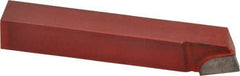 Interstate - 7/16 x 7/16" Shank, Lead Angle Turning Single Point Tool Bit - BL-7, Grade C6 - Exact Industrial Supply