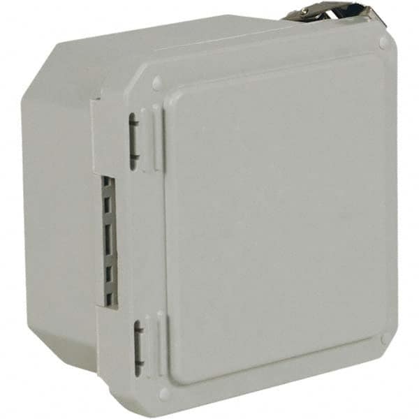 Wiegmann - NEMA 4X Fiberglass Standard Enclosure with Continuous Hinge Cover - Exact Industrial Supply