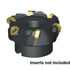 Kennametal - 4" Cut Diam, 1-1/4" Arbor Hole Diam, Indexable Square-Shoulder Face Mill - Exact Industrial Supply
