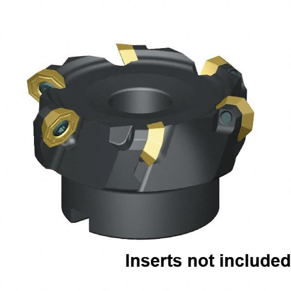 Kennametal - 50mm Cut Diam, 22mm Arbor Hole Diam, Indexable Square-Shoulder Face Mill - Exact Industrial Supply