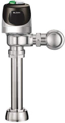 Sloan Valve Co. - 1-1/2" Spud Coupling, 1-1/2" Pipe, Closet Automatic Flush Valve - Dual Flush, 1.6/1.1 Gal per Flush, Metal Cover, Powered by 4 AA Batteries - Exact Industrial Supply