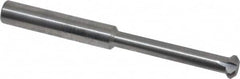 Accupro - 1/4" Cutter Head Diam, 1/32" Flat Width, 2-1/2" OAL, Solid Carbide, Single Right Hand Back Chamfer - Exact Industrial Supply