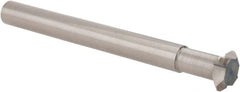 Accupro - 3/8" Cutter Head Diam, 1/32" Flat Width, 2-1/2" OAL, Solid Carbide, Single Right Hand Back Chamfer - Exact Industrial Supply