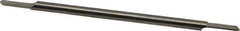 Accupro - 1/8 Inch Diameter, 3 Inch Overall Length, 3/8 Inch Split Length, Solid Carbide, Full Radius Split End Carbide Blank - Double End - Exact Industrial Supply