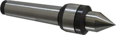 Value Collection - MT4 Taper Shank, Live Center - 2,000 Max RPM, 32mm Point Diam, 200mm Point Length, 700 Lb Max Workpc, Standard Point - Exact Industrial Supply