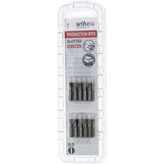 Wiha - Slotted Screwdriver Bits Reversible: NonReversible Blade Width (Inch): 5/16 - Exact Industrial Supply