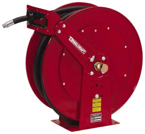 Reelcraft - 75' Spring Retractable Hose Reel - 250 psi, Hose Included - Exact Industrial Supply