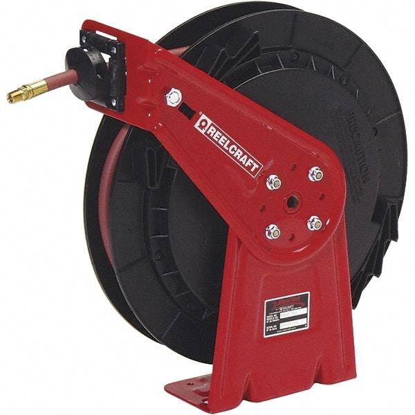 Reelcraft - 35' Spring Retractable Hose Reel - 300 psi, Hose Included - Exact Industrial Supply