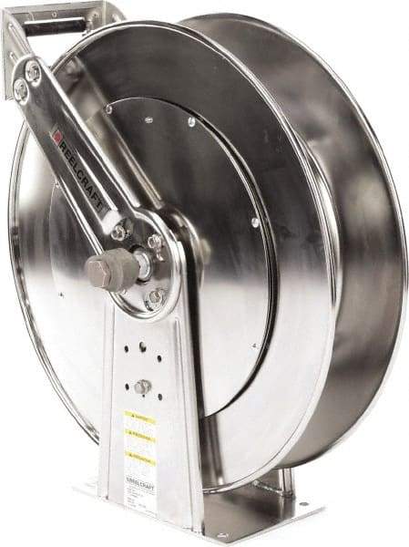 Reelcraft - 50' Spring Retractable Hose Reel - 500 psi, Hose Not Included - Exact Industrial Supply